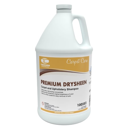 Theochem PREMIUM DRYSHEEN - 4/1 GL CASE, Carpet Shampoo, 4PK 100582-99990-7G